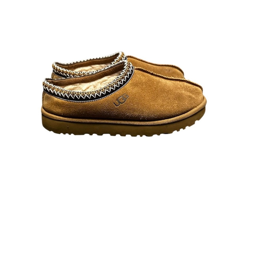 UGG Women's Chestnut/Tan Suede Slip-On Clog